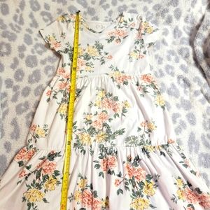 Tiered floral dress